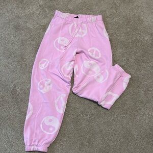 Pacsun pink sweatpants size Small
